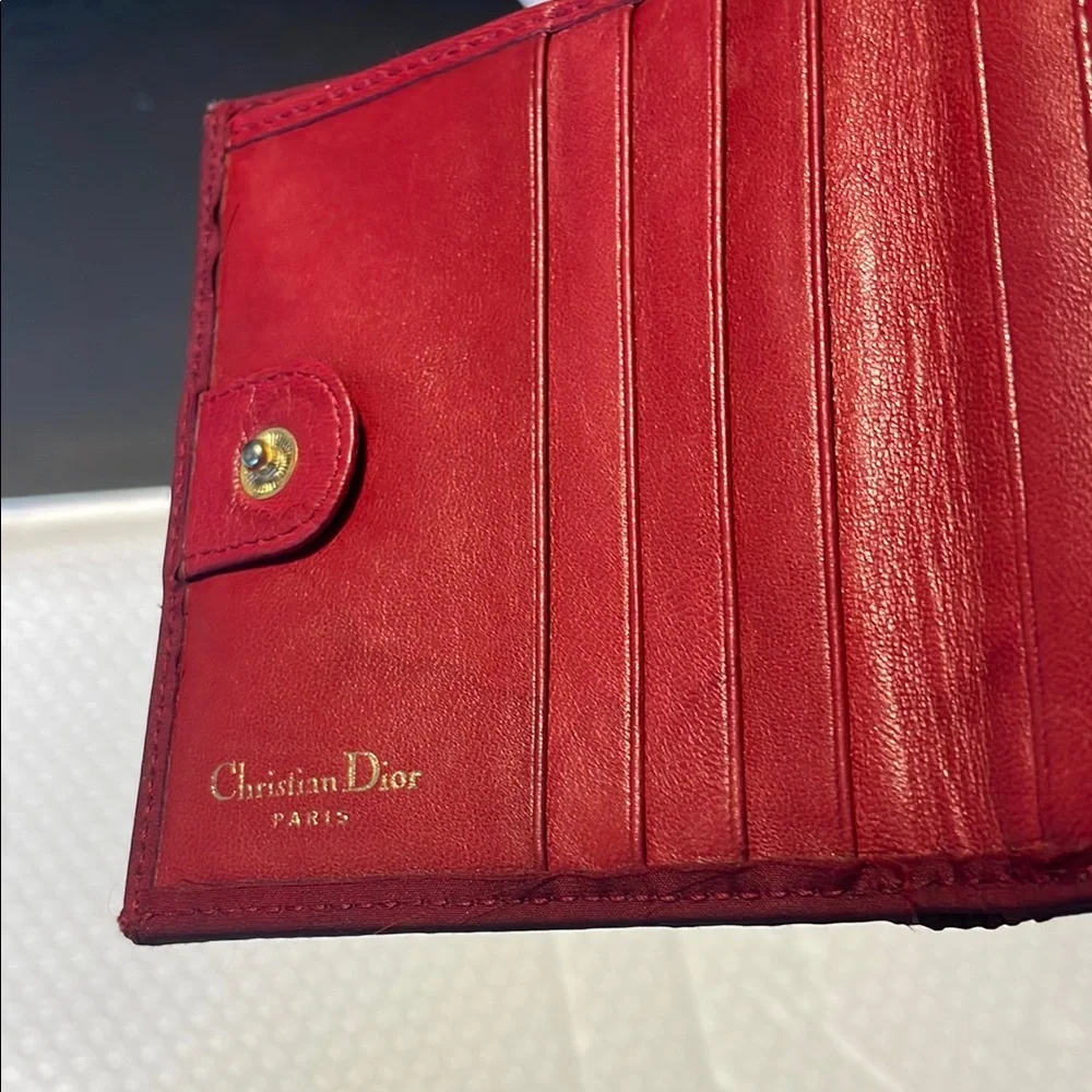Christian Dior Quilted Jersey Wallet